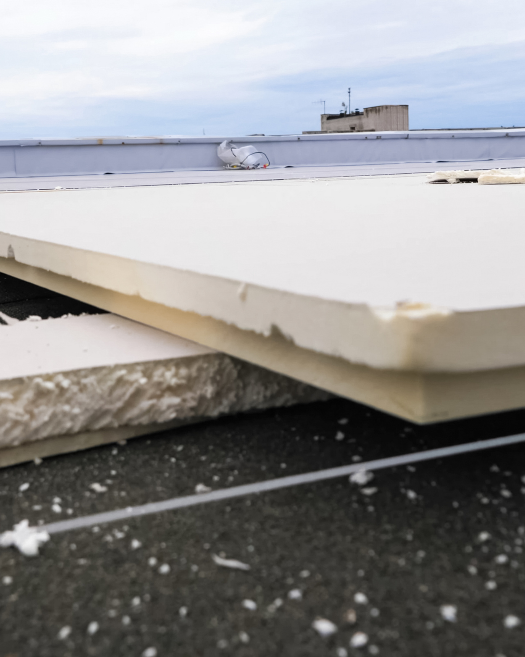 Maison avec toiture isolée et rénovée